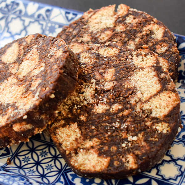 Salame dolce al carrubo