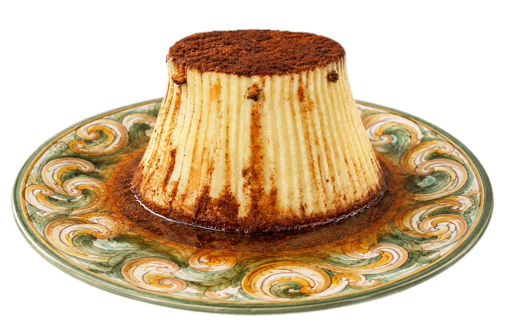 Ricotta al forno con miele, cannella e confettura di stagione