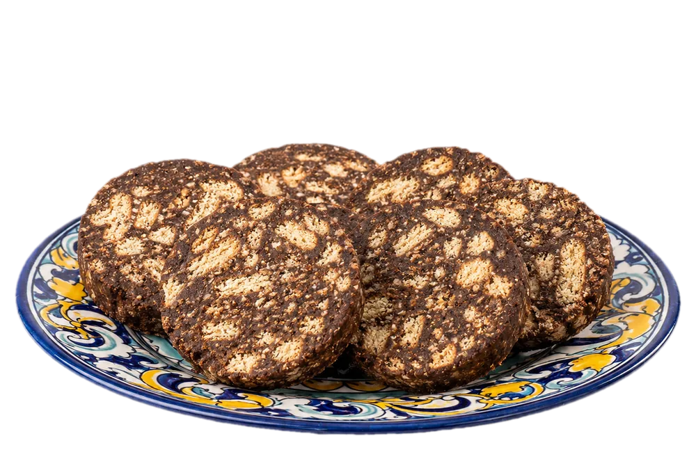 Salame al carrubo a fette