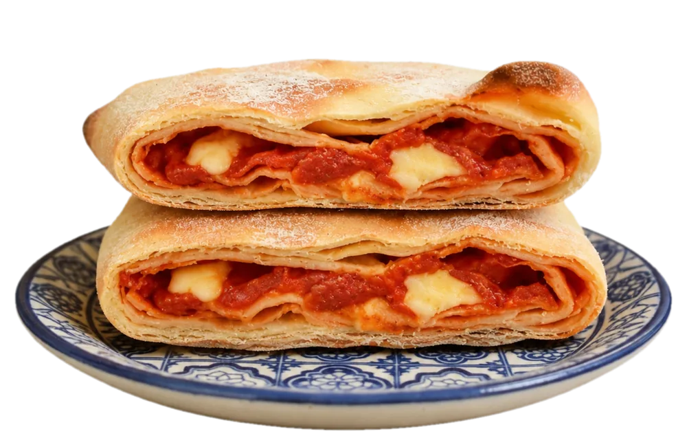 Focaccia ragusana con pomodoro e Ragusano DOP