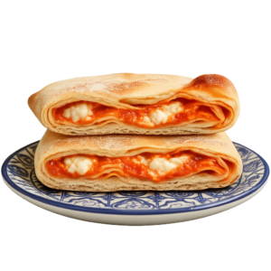 Scaccia Ricotta e Crema di Peperoni